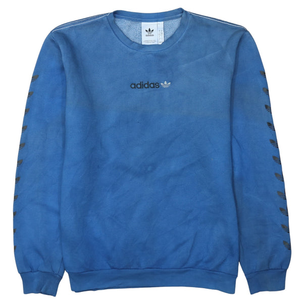 Adidas 90's Lightweight Crew Neck Sweatshirt Large Blue