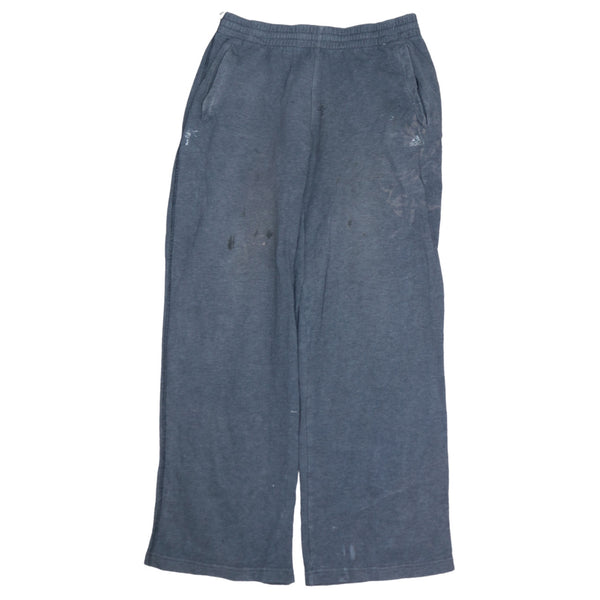 Adidas 90's Vintage Straight Leg Baggy Grey Trousers/Pants Medium