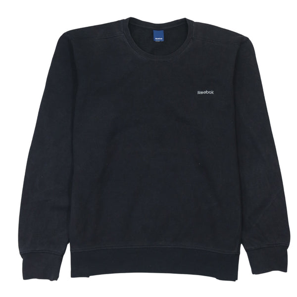 Reebok 90's Black Lightweight Crew Neck Sweatshirt Men's XLarge