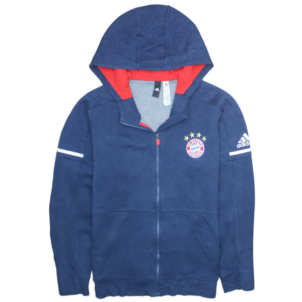 Adidas 90's Vintage Sportswear Hoodie Men’s Medium Navy Blue Full Zip