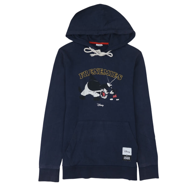 Disney 90's Frenemies Pullover Hoodie Small  Navy Blue