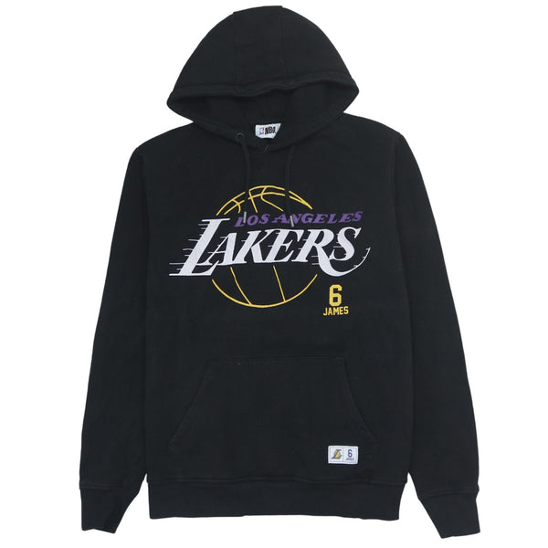 NBA 90's Los Angels Lakers Pullover Hoodie Medium Black