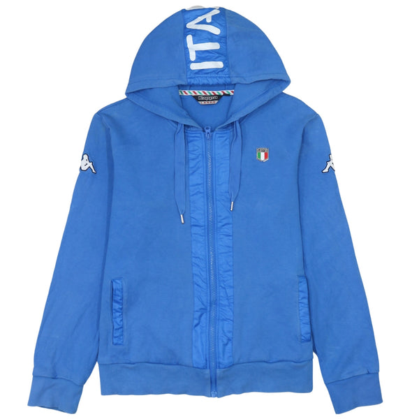 Kappa 90s Vintage Sportswear Full Zip Hoodie Men's Large Blue