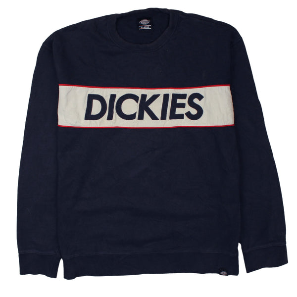 Dickies 90's Spellout Crew Neck Heavyweight Sweatshirt XL Black Women's Vintage