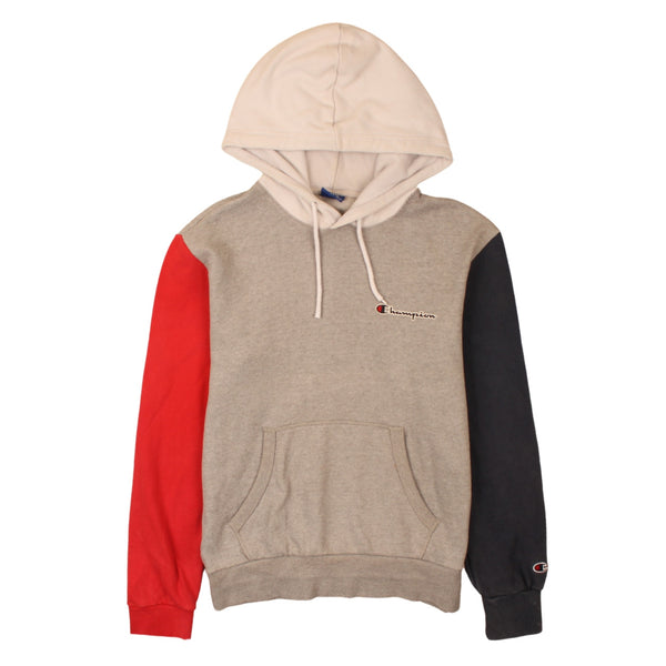 Champion 90's Vintage Grey Pullover Hoodie Large with Pockets