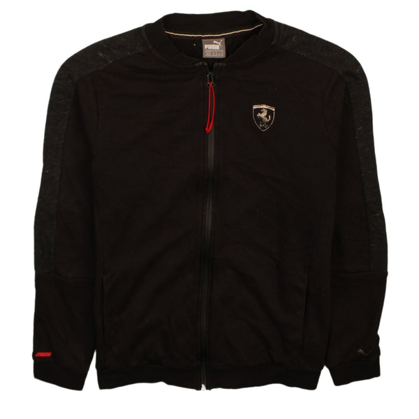 Puma 90's Vintage Heavyweight Women's Full Zip Sweatshirt XL Black