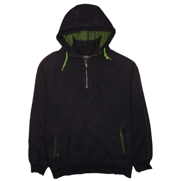Vintage Umbro 90's Black Sportswear Full Zip Hoodie Men's XL