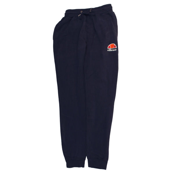 Ellesse Men's Vintage 90's Joggers, Small, Navy Blue Sweatpants
