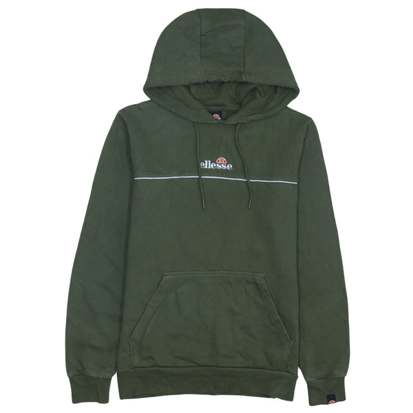 Ellesse Vintage 90's Green Pullover Hoodie, Men's Small, Drawstring Style