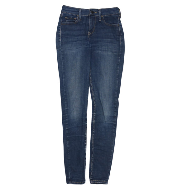 Levi's 90's Lightwash Casual Trousers / Pants 25 Navy Blue