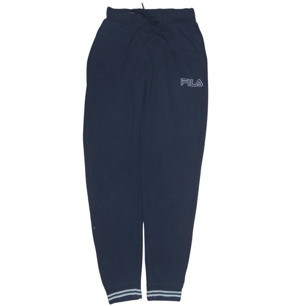 Vintage Fila 90's Navy Blue Casual Joggers Sweatpants Men's Small