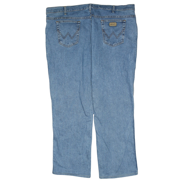 Wrangler 90's Lightwash Straight Leg Baggy Jeans / Pants 46 Blue