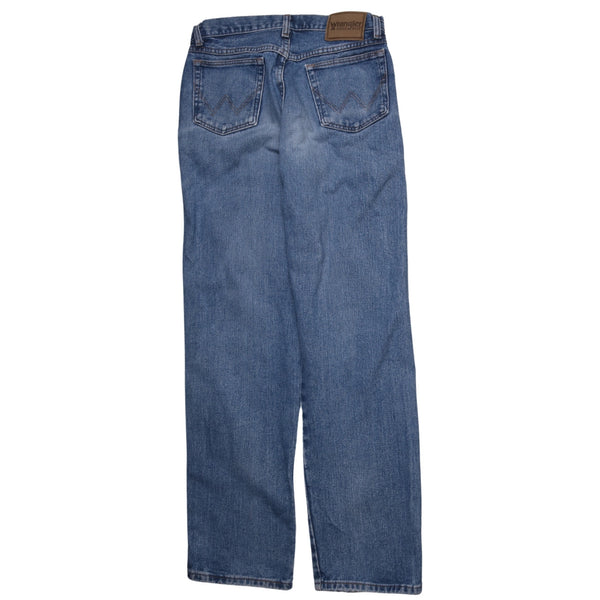 Wrangler 90's Straight Leg Baggy Trousers / Pants 31 Blue