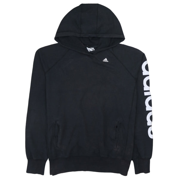 Adidas 90's Vintage Black Pullover Hoodie Women's Small