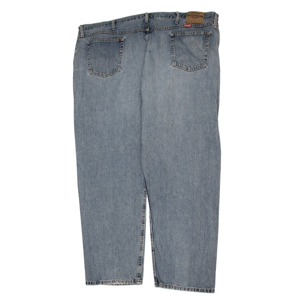 Wrangler 90's Relaxed Fit Straight Leg Baggy Trousers / Pants 50 Blue