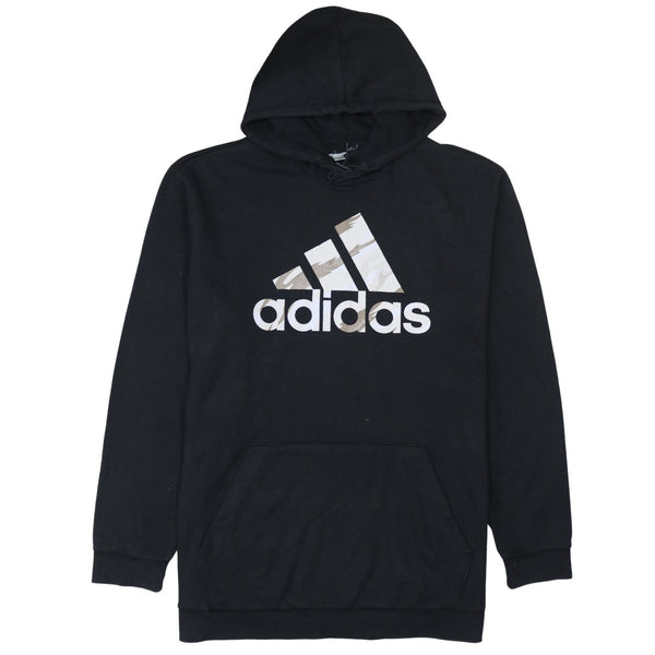 Adidas 90's Spellout Pullover Hoodie XLarge  Black
