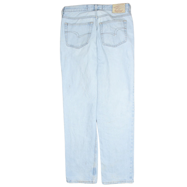 Lee 90's Lightwash Straight Leg Baggy Pants 34 Blue Vintage