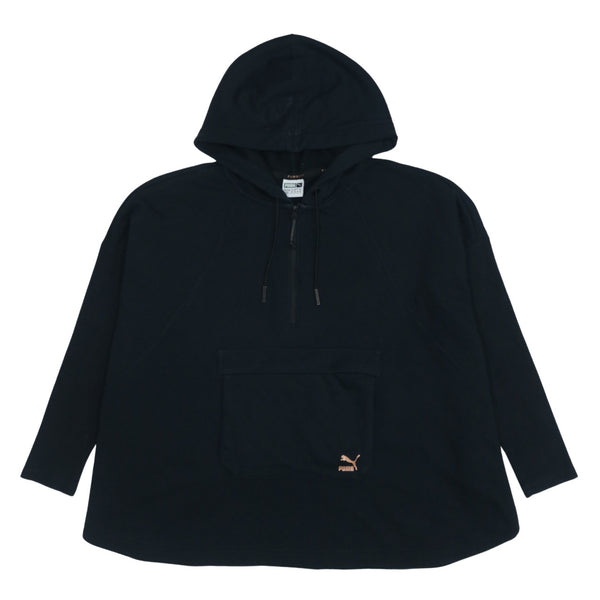 Puma 90's Black Lightweight Pullover Hoodie Women's Small