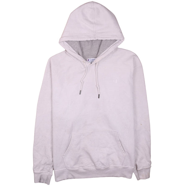 Vintage Champion 90's White Pullover Hoodie XLarge Men's Plain Style