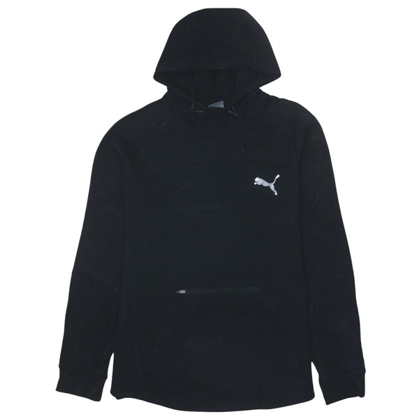 Puma 90's Vintage Loungwear Pullover Hoodie Large Black
