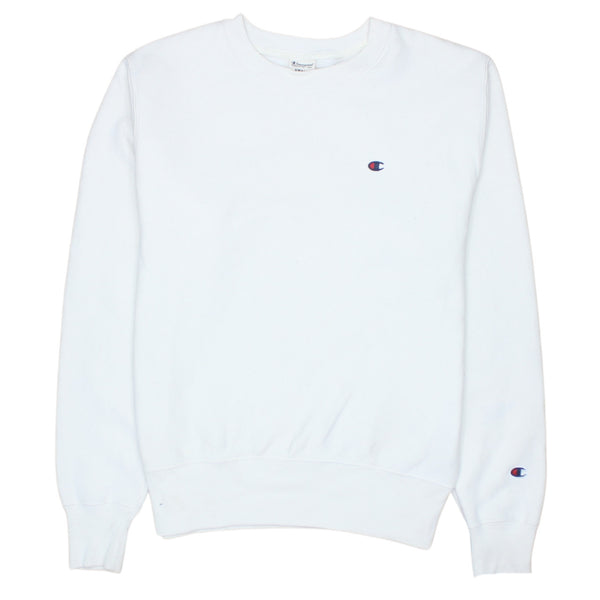 Champion 90's Lightweight Crew Neck Sweatshirt Small White