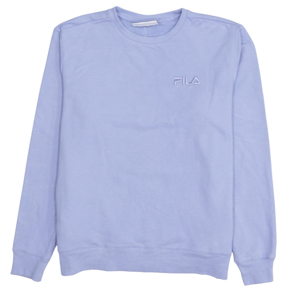 Fila 90's Lightweight Crew Neck Sweatshirt Medium Purple