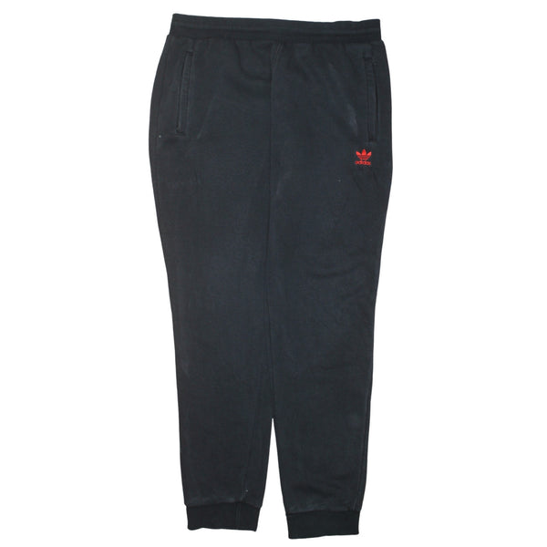 Adidas 90's Rib Cuff Casual Joggers / Sweatpants Large Black