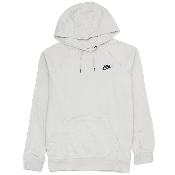 Nike 90's Beige Cream Swoosh Medium Pullover Hoodie