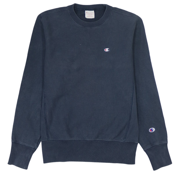 Champion Vintage 90's Navy Blue Lightweight Crew Neck Sweatshirt Medium