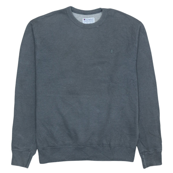 Vintage Champion 90's Grey Heavyweight Crew Neck Sweatshirt Medium