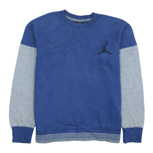 Vintage Jordan 90s Blue Crew Neck Sweatshirt Women's XLarge Cotton
