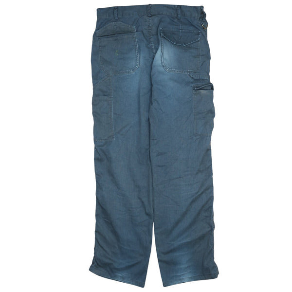 Dickies 90's Straight Leg Baggy Trousers / Pants 32 Navy Blue