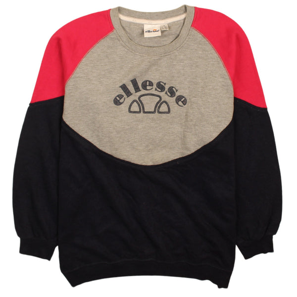 Ellesse 90's Spellout Crew Neck Sweatshirt XXL Grey Vintage Retro