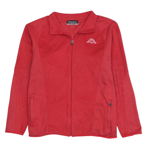 Kappa 90's Hiking Warm Full Zip Up Fleece Jumper XXLarge (2XL) Red
