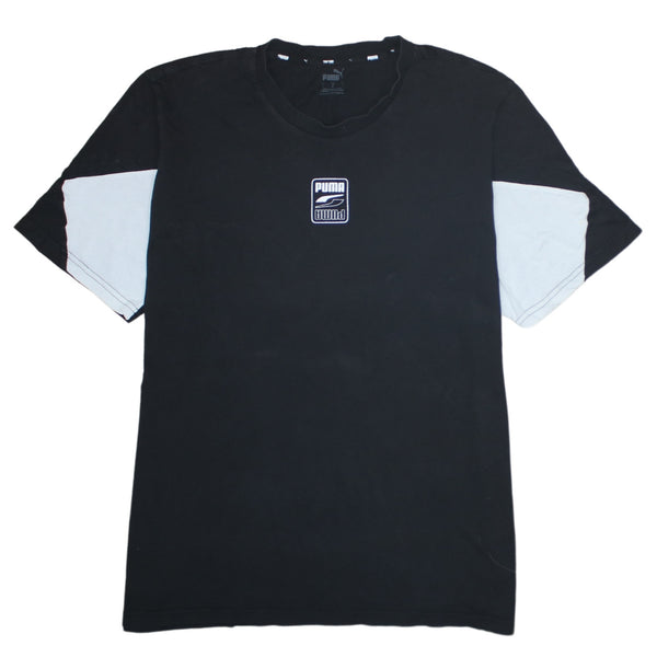 Puma 90's Short Sleeves Crew Neck T Shirt Large Black