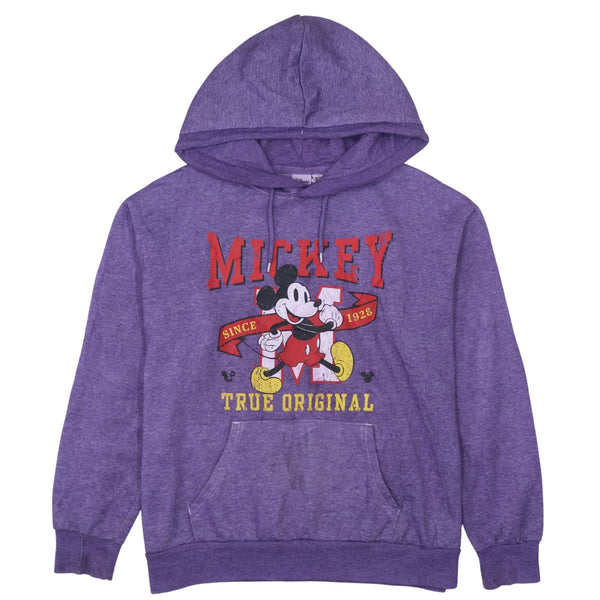 Vintage 90's Disney Mickey Mouse Purple Hoodie Women's Medium