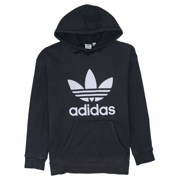 Adidas 90's Spellout Pullover Hoodie Large  Black