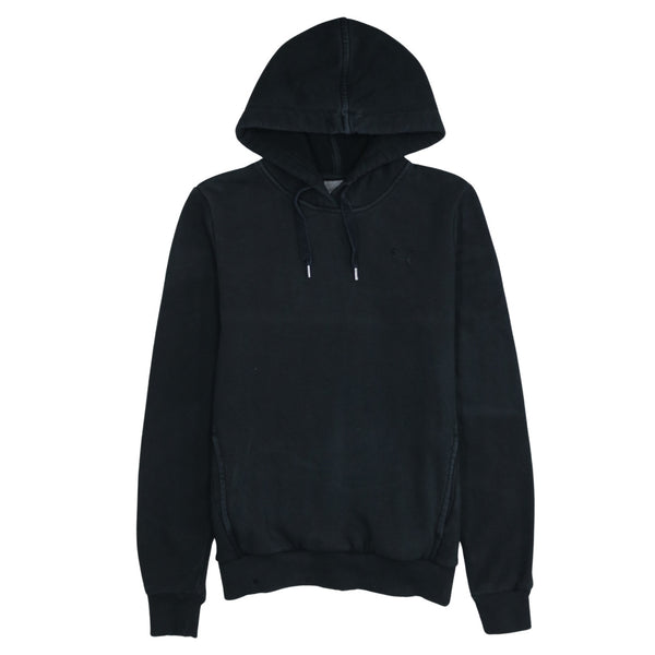 Puma 90's Vintage Black Small Women's Plain Pullover Hoodie