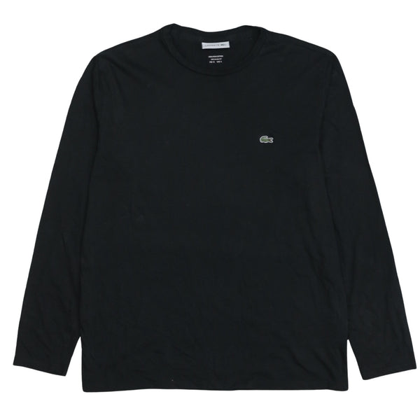 Lacoste 90's Lightweight Crew Neck Sweatshirt Large Black