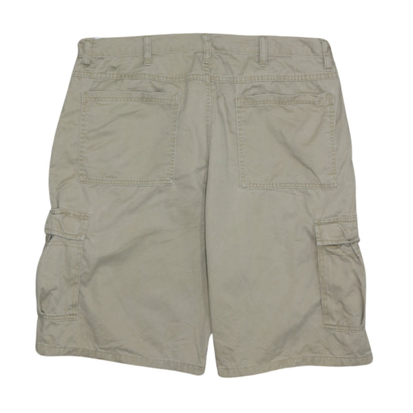 Wrangler 90's Cargo Pockets Baggy Chino Shorts 38 Beige Cream
