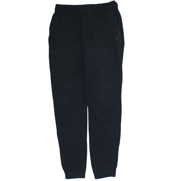 Retro 90's Black Casual Joggers Sweatpants Men's Medium