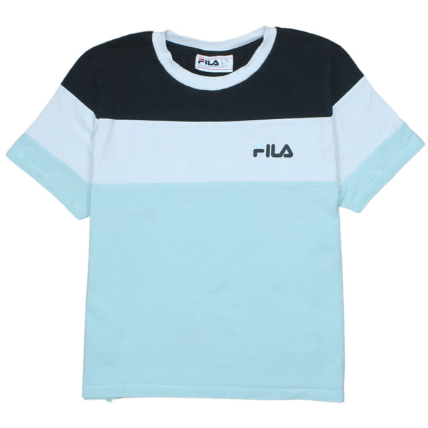 Fila 90's Men's Large Black Short Sleeve Crew Neck T-Shirt