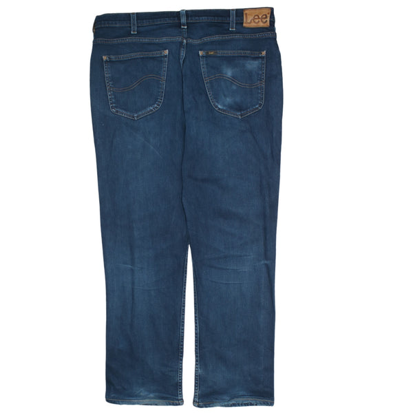 Lee 90's Vintage Men's Lightwash Straight Leg Baggy Trousers Size 36 Blue