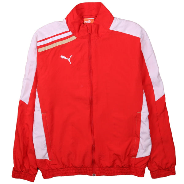 Puma 90's Red Women's XLarge Vintage Windbreaker Full Zip Jacket