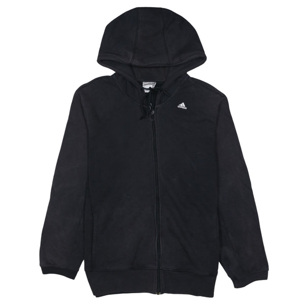 Adidas 90's Sportswear Full Zip Up Hoodie XLarge Black