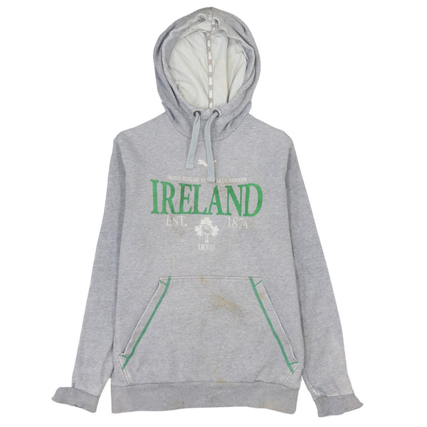 Puma 90's Ireland Pullover Hoodie Small Grey