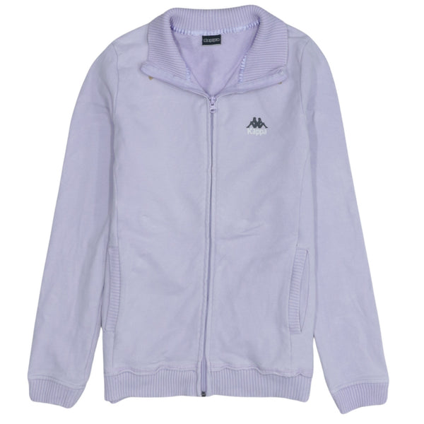 Kappa 90's Vintage Lightweight Purple Full Zip Sweatshirt XSmall