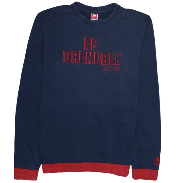 Kappa 90's Lightweight Crew Neck Sweatshirt XLarge Navy Blue
