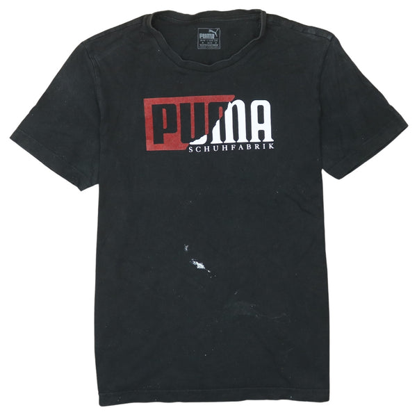 Puma 90's Spellout Black Short Sleeve T-Shirt Medium