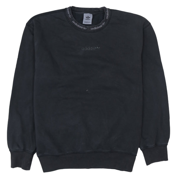 Adidas 90's Lightweight Crew Neck Sweatshirt Large  Black